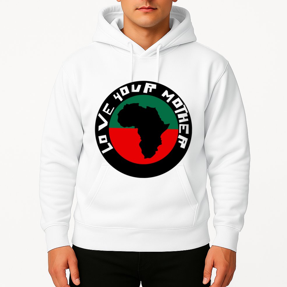 Love Your Mother Africa Black History Hoodie
