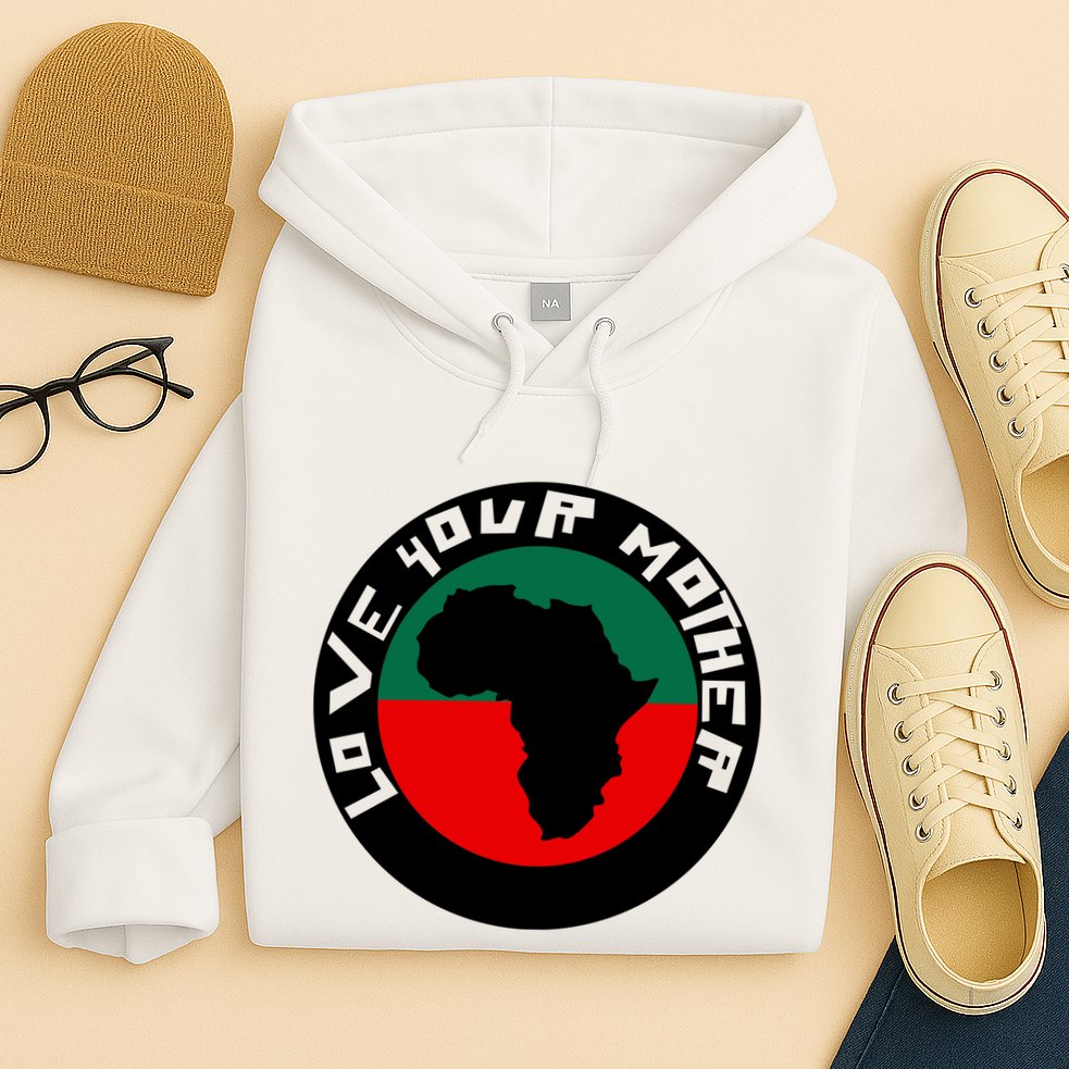 Love Your Mother Africa Black History Hoodie