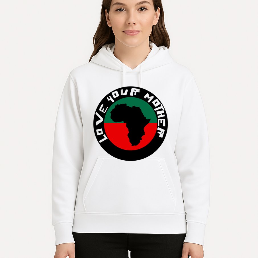 Love Your Mother Africa Black History Hoodie