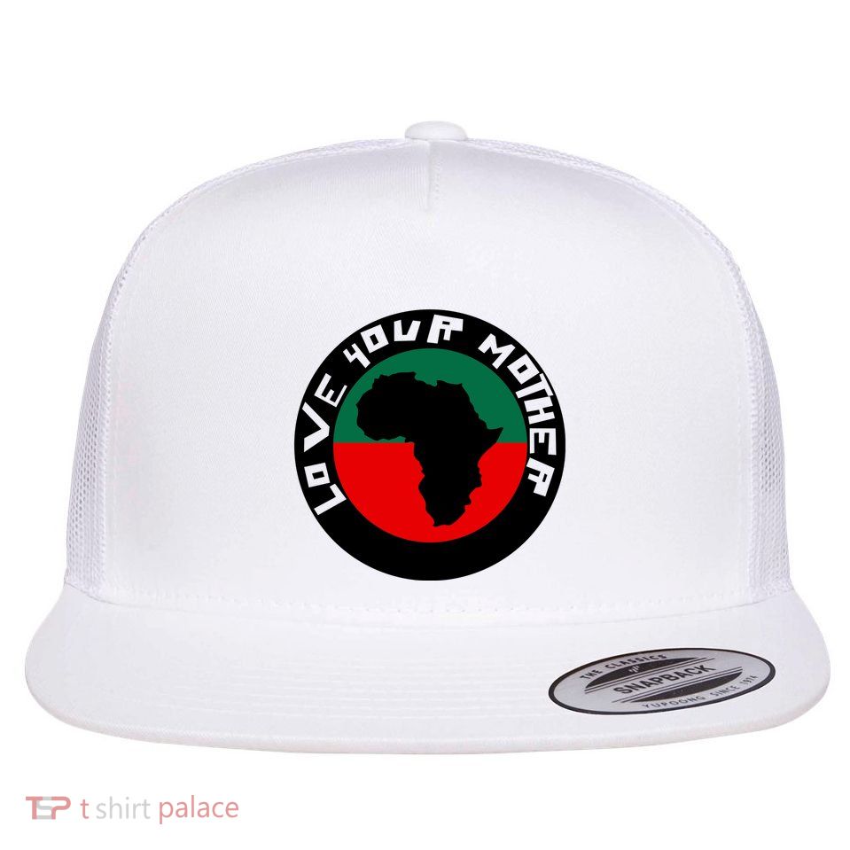 Love Your Mother Africa Black History Flatbill Hat