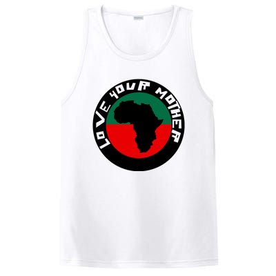 Love Your Mother Africa Black History PosiCharge Competitor Tank