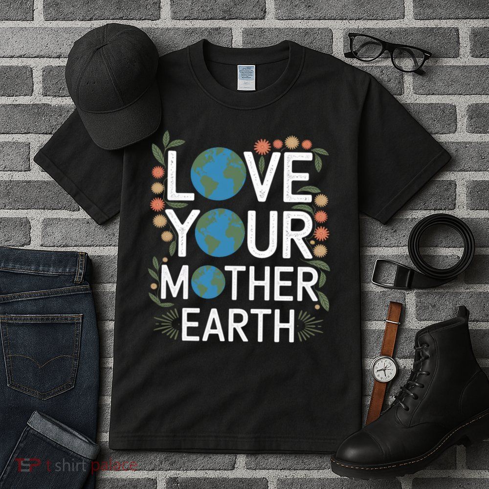 Love Your Mother Earth Eco-Friendly Nature Design Gift Tall T-Shirt