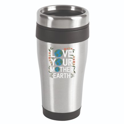 Love Your Mother Earth Eco-Friendly Nature Design Gift 16oz Travel Tumbler