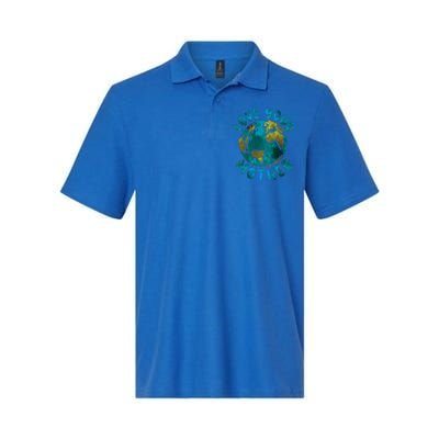 Love Your Mother Earth Day Environtal Awareness Gift Softstyle Adult Sport Polo