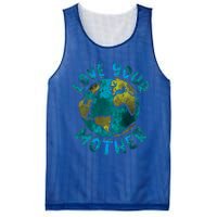 Love Your Mother Earth Day Environtal Awareness Gift Mesh Reversible Basketball Jersey Tank