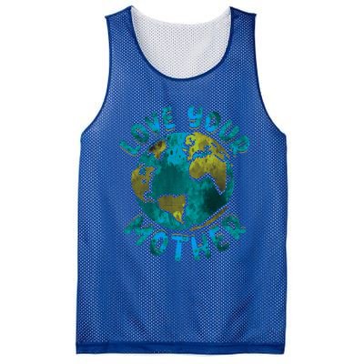 Love Your Mother Earth Day Environtal Awareness Gift Mesh Reversible Basketball Jersey Tank