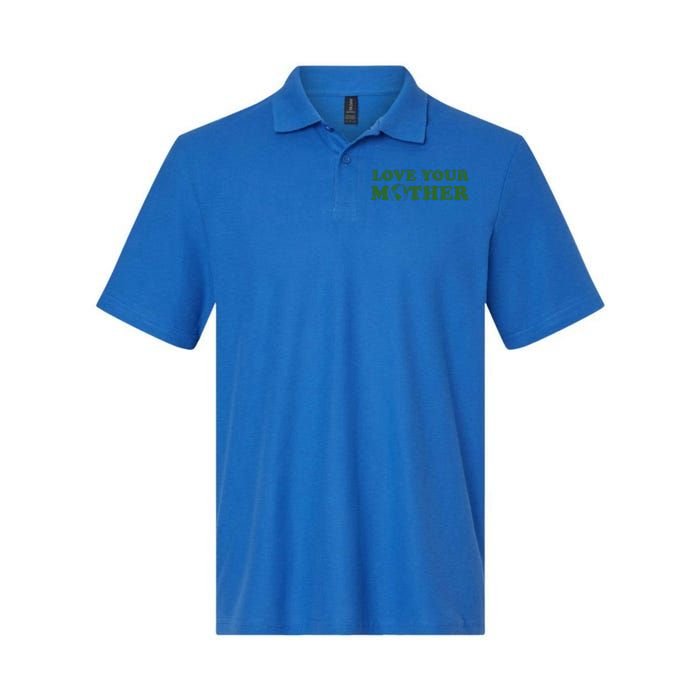 Love Your Mother Earth Happy Earth Day Gift Softstyle Adult Sport Polo