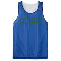 Love Your Mother Earth Happy Earth Day Gift Mesh Reversible Basketball Jersey Tank