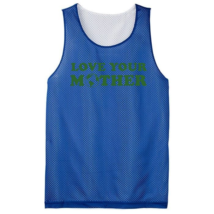 Love Your Mother Earth Happy Earth Day Gift Mesh Reversible Basketball Jersey Tank