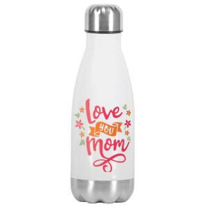 Love You Mom Gift For Her Stainless Steel Insulated Water Bottle