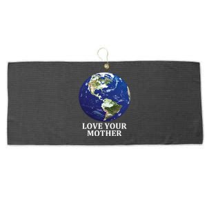 Love Your Mother Earth Meaningful Gift Earth Day 50th Anniversary 2020 Gift Large Microfiber Waffle Golf Towel