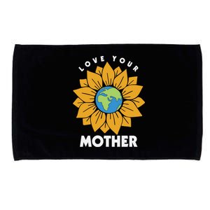 Love Your Mother Earth Gift Save The Planet Gift Microfiber Hand Towel