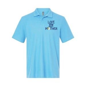 Love Your Mother Earth Climate Strike Gift Softstyle Adult Sport Polo