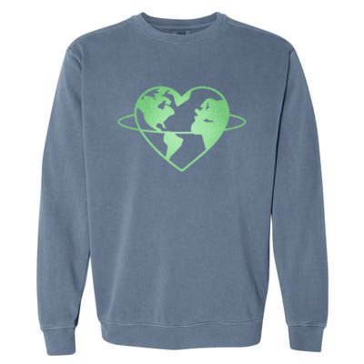 Love Your Mother Earth Day Go Green Gift Garment-Dyed Sweatshirt