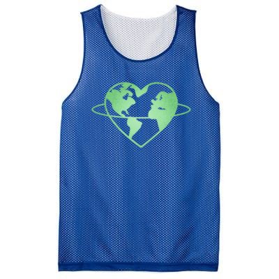 Love Your Mother Earth Day Go Green Gift Mesh Reversible Basketball Jersey Tank