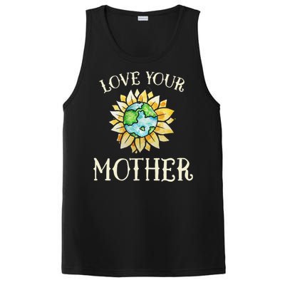 Love Your Mother Earth Global Climate Strike Cute Gift PosiCharge Competitor Tank