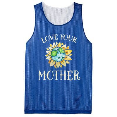 Love Your Mother Earth Global Climate Strike Cute Gift Mesh Reversible Basketball Jersey Tank