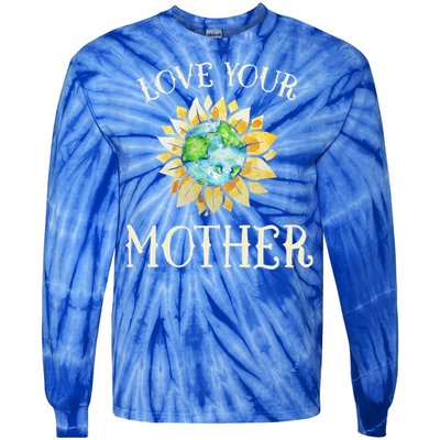 Love Your Mother Earth Global Climate Strike Cute Gift Tie-Dye Long Sleeve Shirt