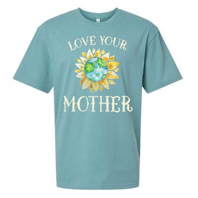 Love Your Mother Earth Global Climate Strike Cute Gift Sueded Cloud Jersey T-Shirt