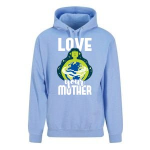 Love Your Mother Environtal Protection Earth Day Climate Gift Unisex Surf Hoodie