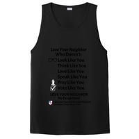 Love Your Neighbor No Exceptions Custom Design (Light) Cute Gift PosiCharge Competitor Tank