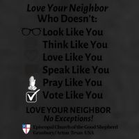 Love Your Neighbor No Exceptions Custom Design (Light) Cute Gift Golf Towel