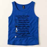 Love Your Neighbor No Exceptions Custom Design (Light) Cute Gift Tank Top