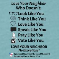 Love Your Neighbor No Exceptions Custom Design (Light) Cute Gift Sueded Cloud Jersey T-Shirt