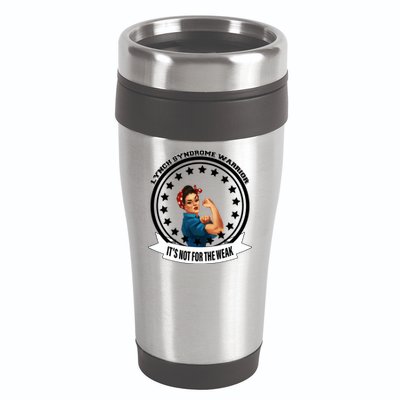 Lynch Syndrome Awareness Warrior 16oz Travel Tumbler