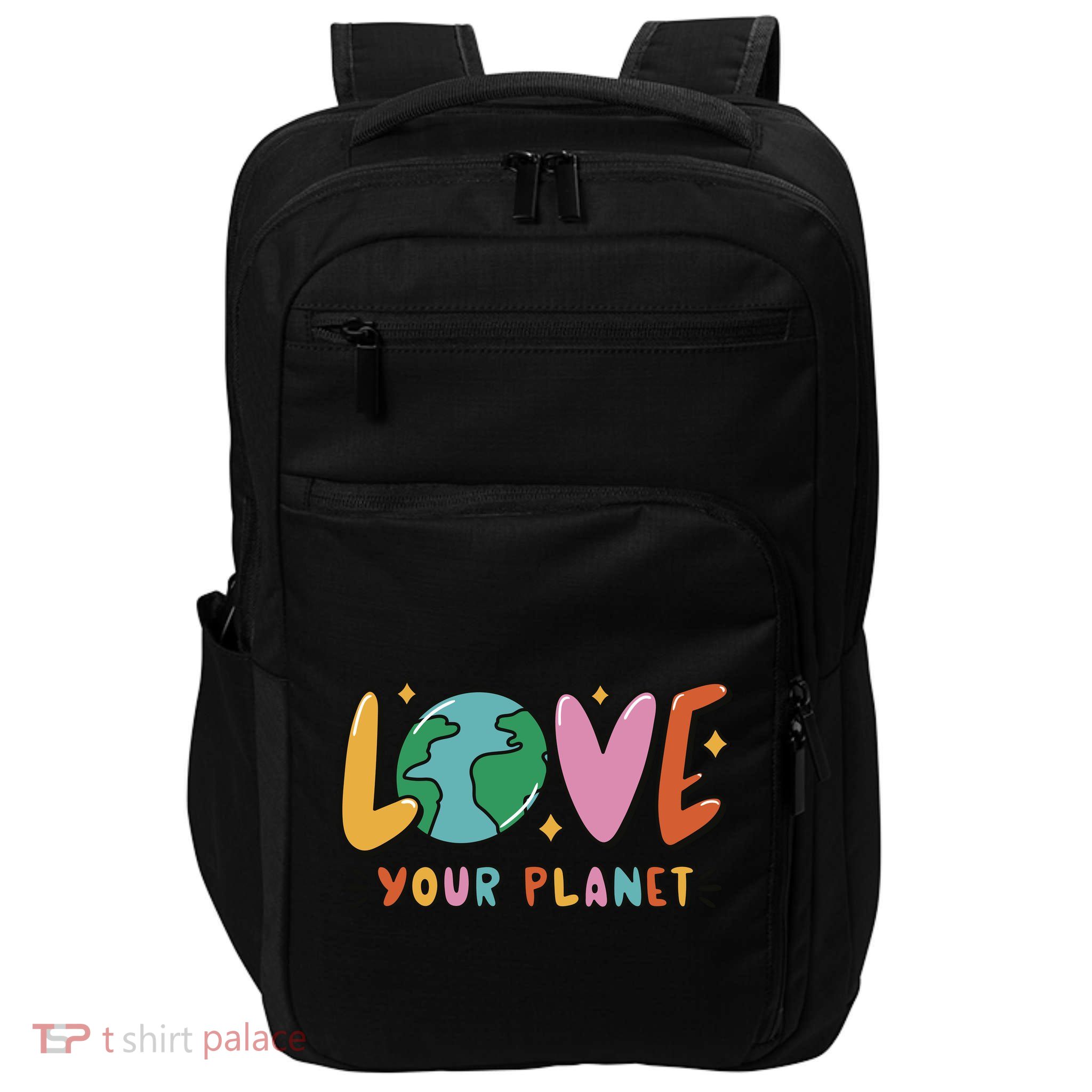 Love Your Planet Earth Day Impact Tech Backpack