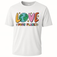 Love Your Planet Earth Day Cooling Performance Crew T-Shirt