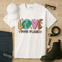 Love Your Planet Earth Day Tall T-Shirt