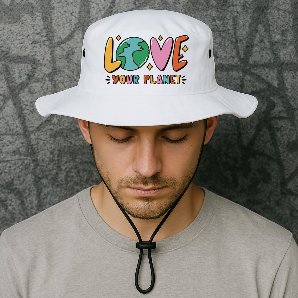 Love Your Planet Earth Day Bucket Hat