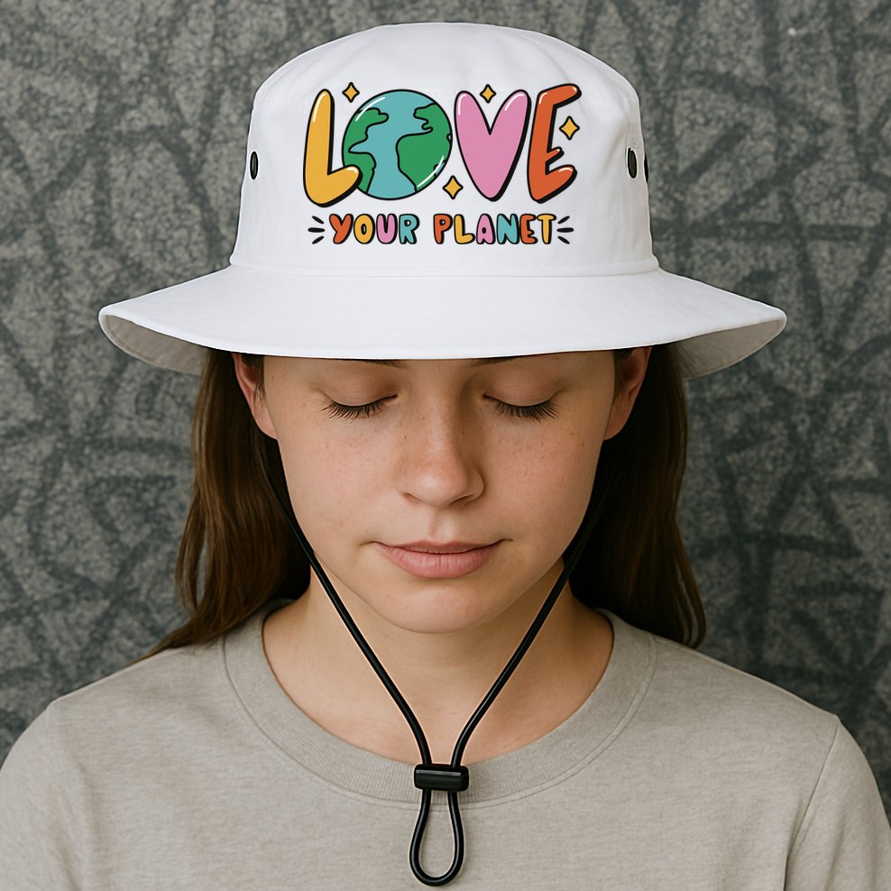 Love Your Planet Earth Day Bucket Hat