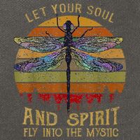 Let Your Soul And Spirit Fly Into The Mystic Dragonfly Cotton Canvas Backpack
