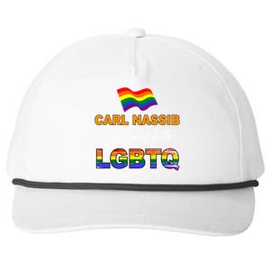 Living Your Truth And Supporting Lgbtq Gift Snapback Five-Panel Rope Hat