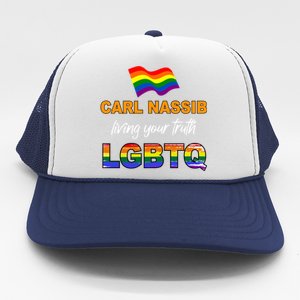 Living Your Truth And Supporting Lgbtq Gift Trucker Hat