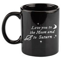 Love You To The Moon & Saturn 11oz C Handle Ceramic Mug