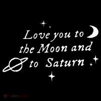 Love You To The Moon & Saturn Baby Bodysuit