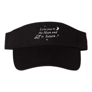 Love You To The Moon & Saturn Valucap Bio-Washed Visor