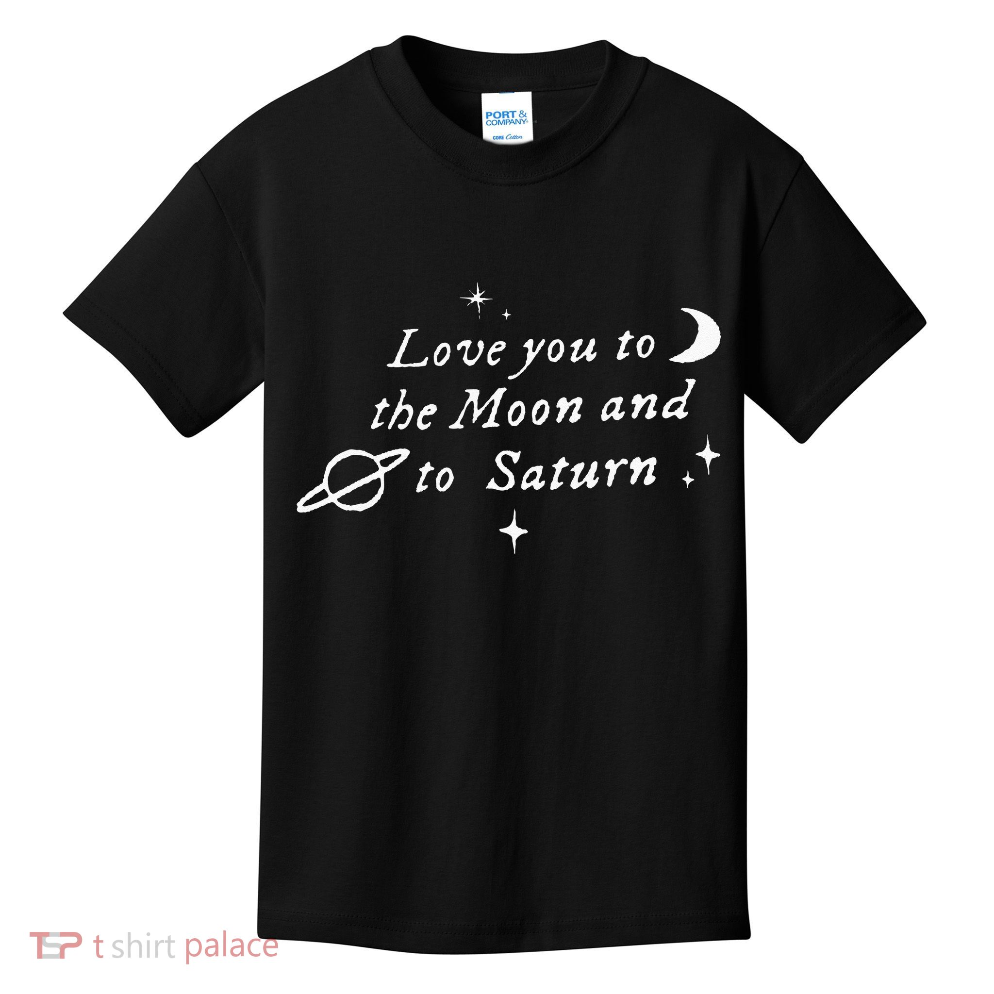 Love You To The Moon & Saturn Kids T-Shirt