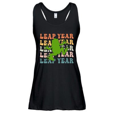 Leap Year T Shirts 2024 Ladies Essential Flowy Tank