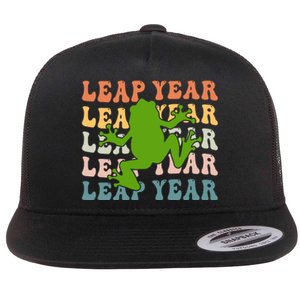 Leap Year T Shirts 2024 Flat Bill Trucker Hat