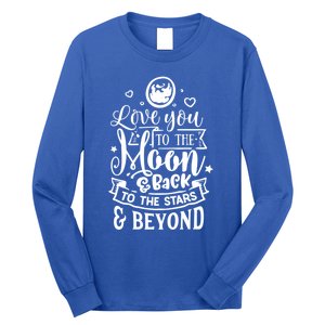 Love You To The Moon And Back Valentines Day Cool Gift Long Sleeve Shirt