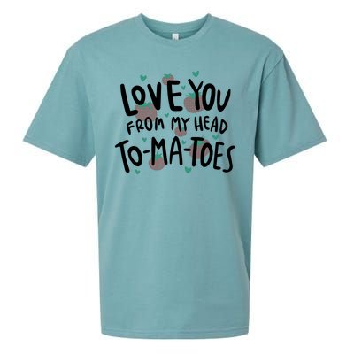 Love You Tomatoes Funny Sueded Cloud Jersey T-Shirt