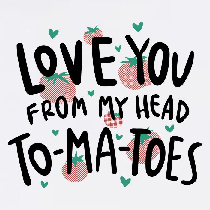 Love You Tomatoes Funny 11oz C Handle Ceramic Mug