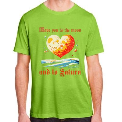 Love You To The Moon And To Saturn Vintage Adult ChromaSoft Performance T-Shirt