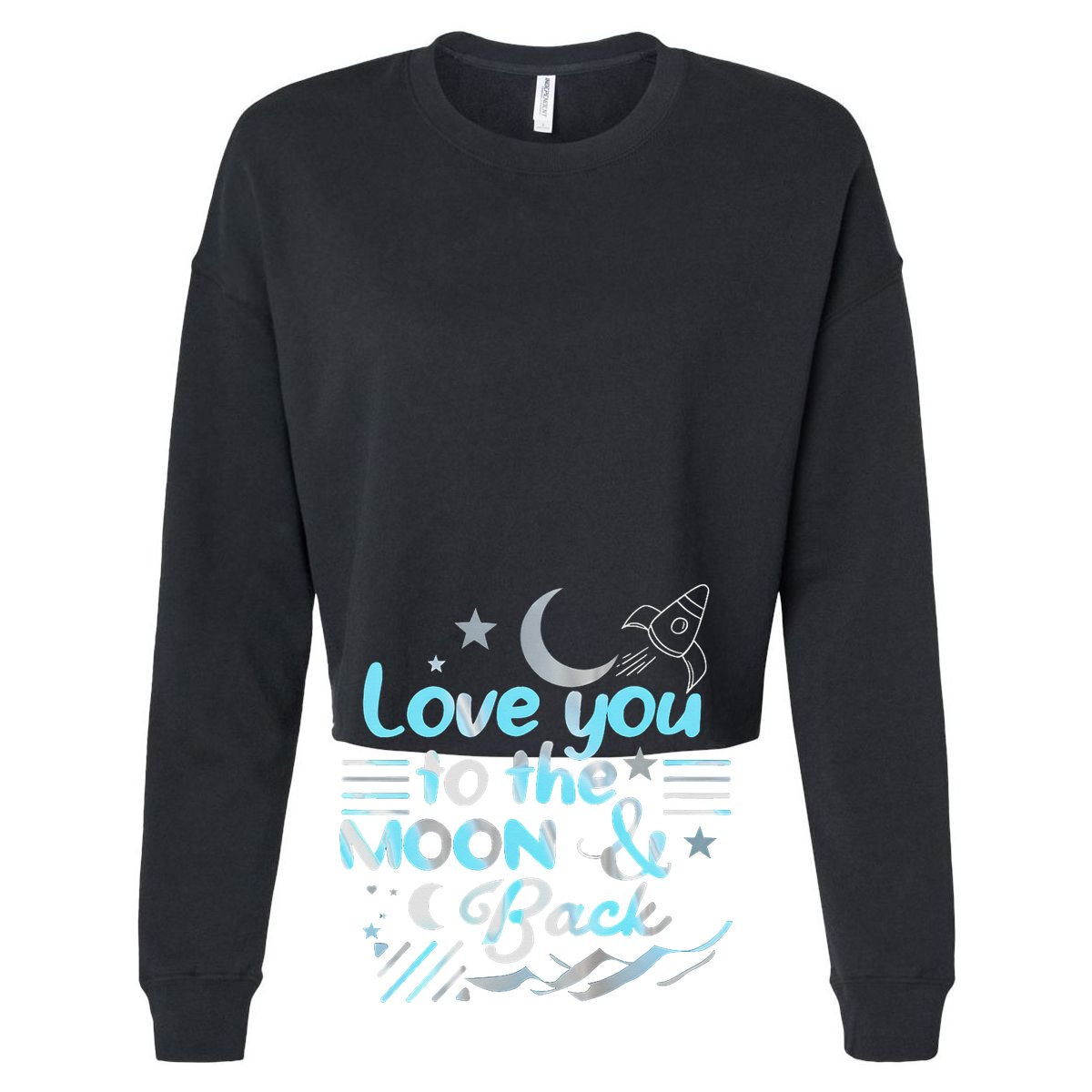 Love You To The Moon  Back Space Rocket Stars Design Gift Impact Tech Backpack