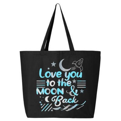 Love You To The Moon  Back Space Rocket Stars Design Gift 25L Jumbo Tote