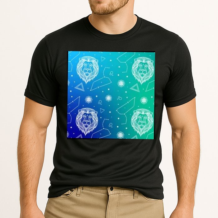 Leo Zodiac Astrology Cooling Performance Crew T-Shirt